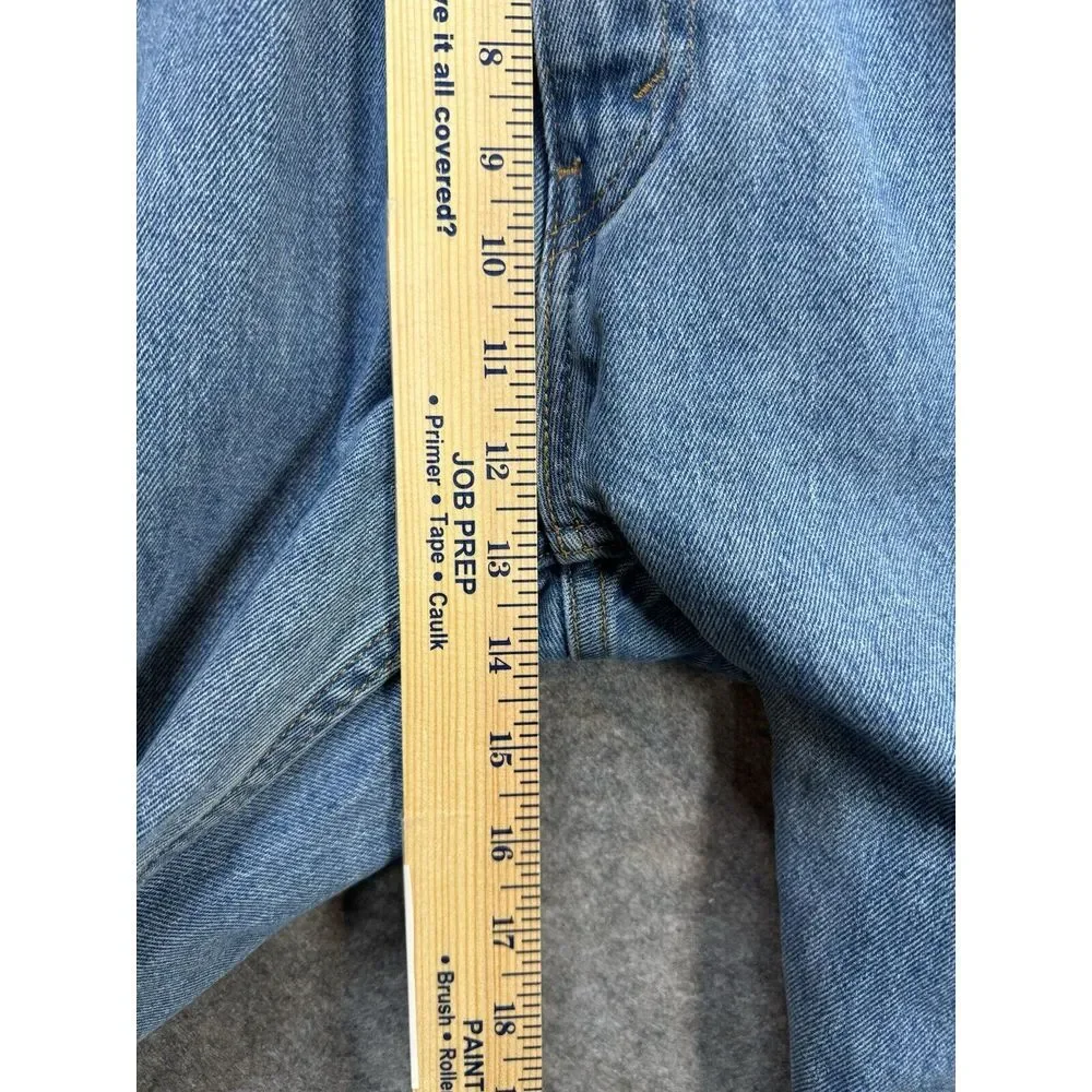 Levi 505 Jeans Men 38X30 Blue Denim 5-Pocket Easy‎ Care Casual Work Wear